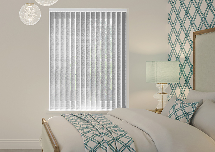 Jasmine (Blackout), Silver - Vertical Blind - Image 3